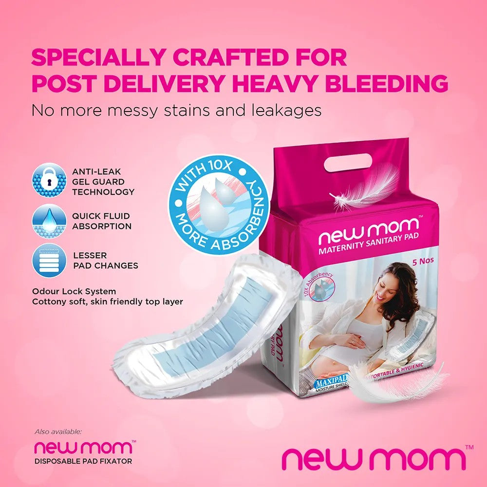 Newmom Disposable Maternity Pads (Pack of 5)